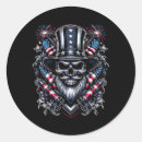 Search for patriotic skull stickers Freedom
