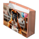 Search for boxer dog gift bags Cute
