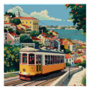 Search for lisbon travel posters Illustration