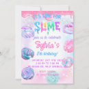 Search for slime invitations Watercolor