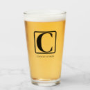 Search for monogram beer glasses Father
