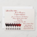Search for wine anniversary invitations Merlot