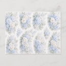 Search for blue floral pattern postcards Watercolor flowers