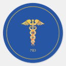 Search for gold caduceus stickers Doctor