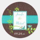 Search for turquoise and brown stickers Floral