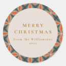 Search for star on red stickers Merry christmas