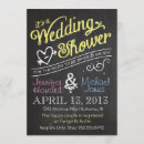 Search for flourish bridal shower invitations Chalkboard