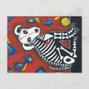 Search for dog bones postcards Halloween