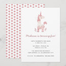 Search for watercolor unicorns invitations Cute