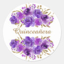 Search for purple quinceanera stickers Floral