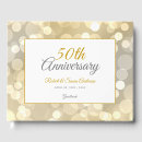 Search for 50th anniversary wedding guest books 50 years
