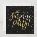 Search for black and gold retirement invitations Surprise party