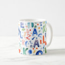 Search for alphabet coffee mugs Design