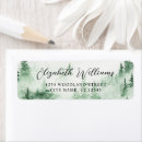 Search for forest return address labels Baby shower
