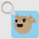 Search for puffer key rings Sea life