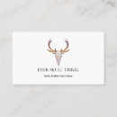 Search for tribal business cards Skull
