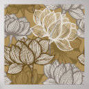 Search for art deco flower posters Background