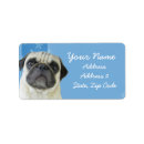 Search for pugs return address labels Puppies