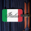 Search for italy luggage tags World flags