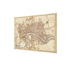 Search for london canvas prints map of london