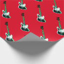 Search for guitar wrapping paper Black and white