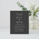 Search for black and white shower wedding invitations Elegant