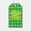 Search for shamrock gift tags Green
