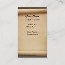Search for scroll business cards Paper