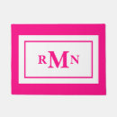 Search for hot pink doormats Preppy