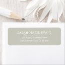 Search for light grey return address labels Modern