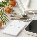 Search for blank key rings Simple holiday replacement