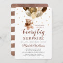 Search for surprise baby invitations Watercolor