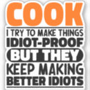 Search for cooking sayings stickers Chef