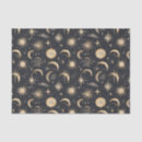 Search for moon and stars tissue paper Gold
