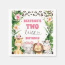 Search for animal print napkins Jungle animals