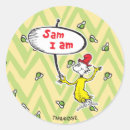 Search for adorable character stickers Green eggs and ham