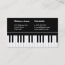 Search for keyboard player business cards Musician