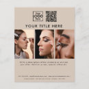 Search for beige flyers Beauty salon