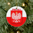 Search for polish flag christmas tree decorations Patriotic