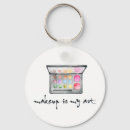 Search for artists palette key rings Pink