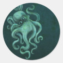 Search for vintage octopus illustration stickers Ocean