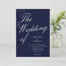 Search for elegant navy blue invitations Classic