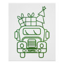 Search for christmas truck art Santa