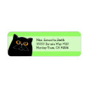 Search for black cat return address labels Orange