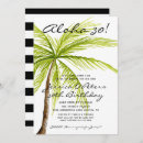 Search for adult beach birthday invitations Aloha