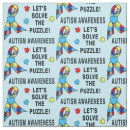 Search for autism awareness fabric Pieces