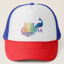 Search for blue peacock hats Feather