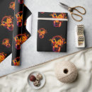 Search for fire wrapping paper Halloween