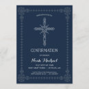 Search for cross confirmation invitations Blue