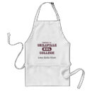 Search for college aprons Funny
